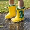 Non-Slip Waterproof Shoes Cartoon Pattern Kids Rain Shoes Cute Water Shoes Puddle Jumping