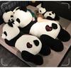 Adorable Plush Panda Cartoon Lounging Soft Plush Toy Kids Bedtime Doll Gift