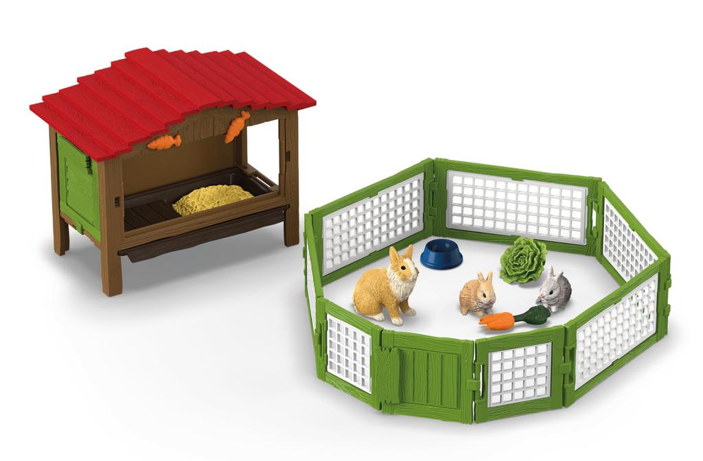 Schleich Farm World Rabbit Hutch 42728