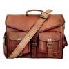 Handmade Men's Brown Vintage Leather Messenger New Laptop Briefcase Satchel Bag
