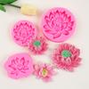 Lotus Shape Silicone Mold Large, Medium And Small Lotus Seed Chocolate Fondant Scented Candle Cake Decoration Mold