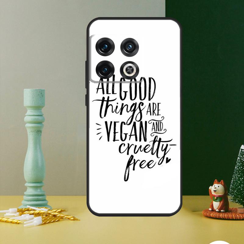 LOVE VEGGIE Vegetarian VEGAN Case For OnePlus Nord CE 2 3 4 Lite N20 N30 9 10 Pro 8T 9RT 10T 10R 12 11 12R 13 13R Cover