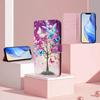 Butterfly Tree Luxury Painted Leather Case Wallet Book Style Cover for Oppo A72/A52/A92 4G,A36 4G,Reno 8/9,Realme 8/9/10/11/12...