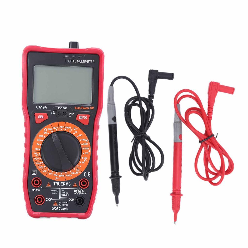 UA19A Digital Multimeter Handheld Current Voltage Resistance Capacitance Meter 20V 1000V