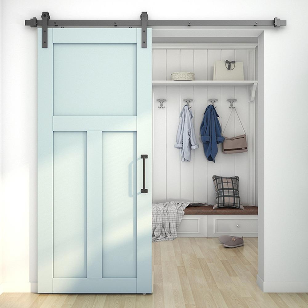 Non-Slip Gate Handle Black Cabinet Pulls Solid Barn Door Handle Garage