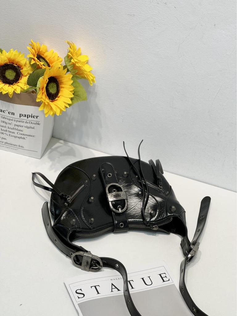 Женская сумка-мессенджер через плечо и подмышки из вощеной кожи для мотоциклистов высокого качества, вместительная