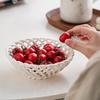 Керамическая миска для фруктов и закусок, плетеное сервировочное блюдо для мероприятий