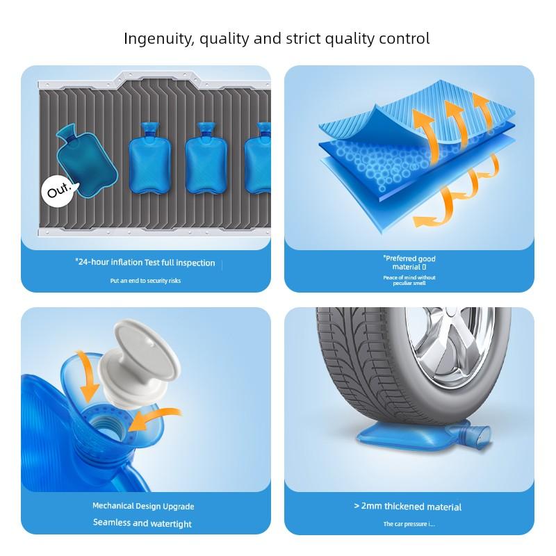 Sanpu Hot Water Injection Bag Male and Female Oversize Thickened Explosion-Proof Water Filling Hand Warmer Warm Belly Flannel Irrigation Hot-Water Bag