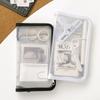 Transparent Transparent Zipper Pouch A6 Stationery Organizer Pouch File Folder Bag  Students