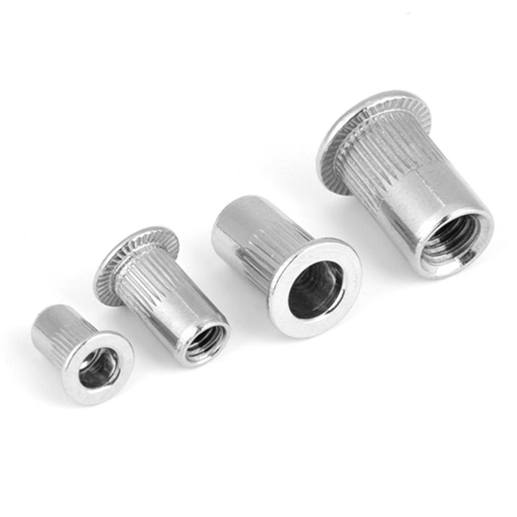 200pcspcs Threaded Insert M3, M4, M5, M6 304 Stainless Steel Blind Rivet Nut Set