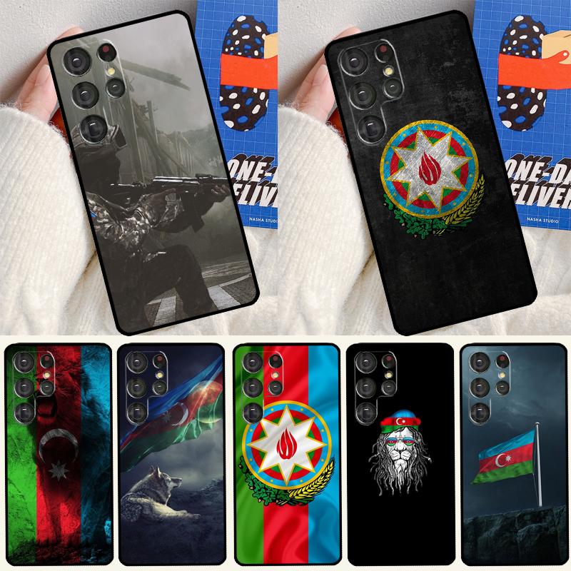 Мягкий чехол с флагом Азербайджана для Samsung Galaxy S25 Ultra S9 S10 S20 FE S21 S22 S23 Plus S24 Ultra Funda Cover