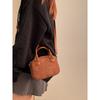 Ielgy Autumn Winter Retro Flannel Pillow Portable Shoulder Messenger Bag