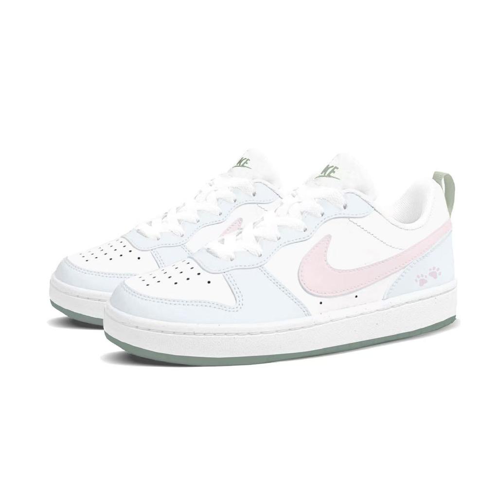 Nike Court Borough Maris Sal Cute Claw Basketball Shoes Women's Blue Pink DV5456-130(Team1682-)