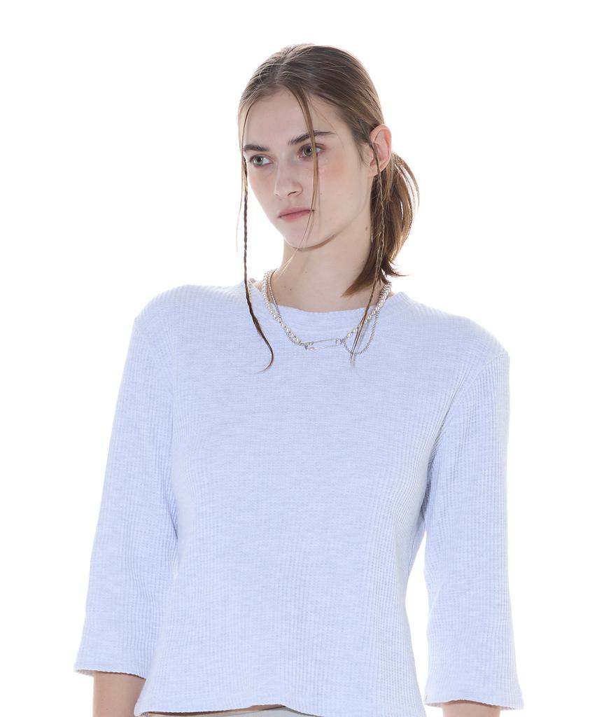 LARTIGENT L14 Waffle T-Shirt (Melange)