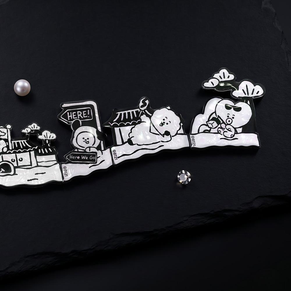 [[LINE FRIENDS] BT21 Голографическая Магнитная Головоломка Секретная Коробка