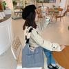 Women Autumn Winter Plush Love One Shoulder High Capacity Tank Top Bag