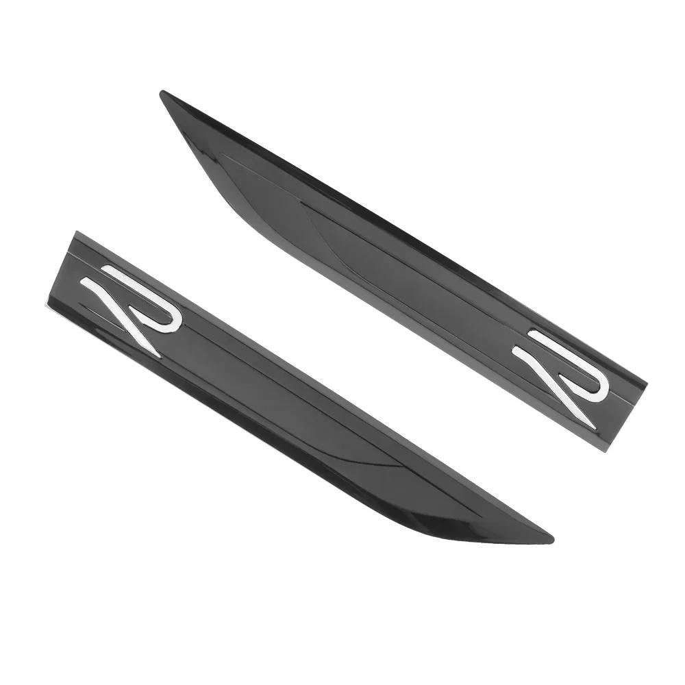 BPF1 2025 Hot 2Pcs ABS Logo Car Wing Right & Left Side Badge Fender Sticker For Volkswagen Polo GTI Bora Rline Jetta Golf 7 8 Tiguan lu2