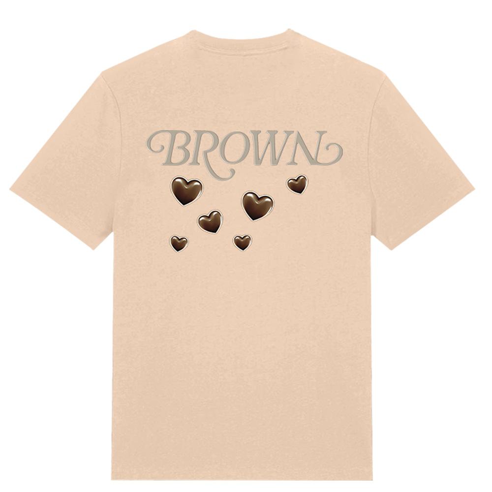 Brown Album Tee Chris Brown Men's Women's Crew Neck T-Shirt Summer Pure Cotton T Shirt Breathable Short Sleeve Tops