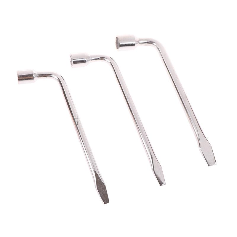 Ключ для крепления колес запасного колеса автомобиля - шестигранная головка типа L, 17/19/21 мм, инструмент для ремонта торцевой головки с прорезью, стандартный ключ для шин