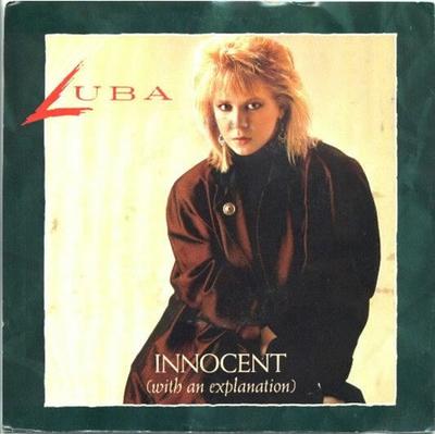 7-дюймовая пластинка LUBA Innocent With An Explanation B73003 Capitol Records 1986 Канада Рок Б/у
