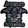 Deathbat Banner Cut Out Iron On Patch