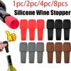 Bottle Sealer Silicone Wine Stoppers Beverage Reusable Sparkling Wine Bottle Stopper Keeping Wine Champagne Fresh Kitchen Tools