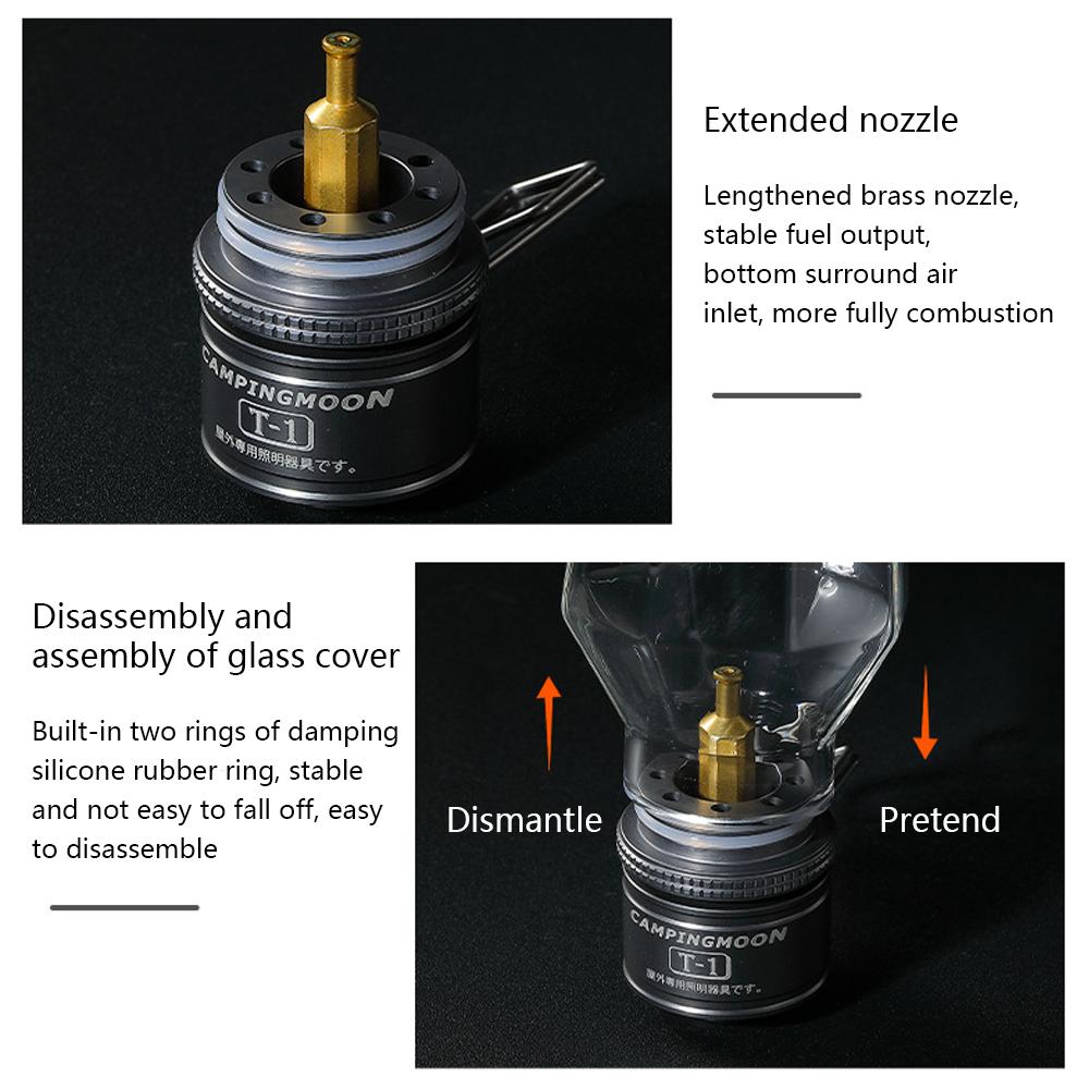 Газовый фонарь для кемпинга, оборудование для лагеря, газовая свеча, абажур, держатель лампы для нашей палатки, походов, чрезвычайных товаров для кемпинга