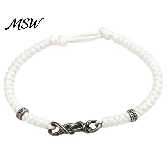 Unisex Daily Wear Jewelry Braided Bracelet for Men Women, Handmade Adjustable String Sturdy Woven Wristband Bracelet, Boho Romantic Rope Couples Black