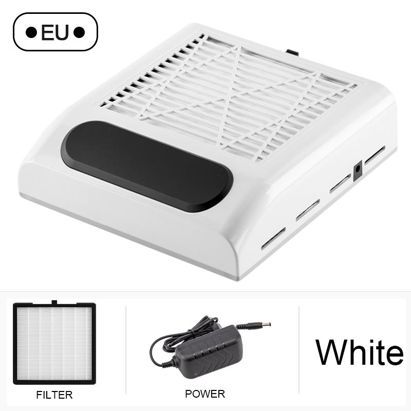 Пылеуловитель для ногтей Маникюрный станок Инструменты Мощный пылесос для ногтей с фильтром для удаления ногтей Вентилятор для удаления ногтей Инструмент для дизайна ногтей