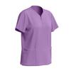 Women's Uniforms Quick-drying Fabric Zipper Collar With Pockets Short-sleeved Pants Solid Color Caregiver Workwear Suit