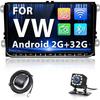 Автомагнитола Android - Hikity - 9'' - Bluetooth - GPS - WiFi - 2+32G для VW Golf/Polo/Passat