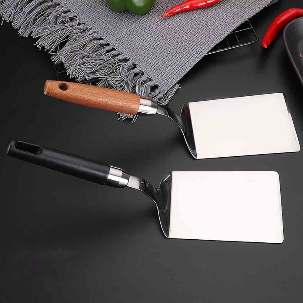 Стальная деревянная ручка, широкое применение, лопатка для пиццы, инструменты для барбекю, жареная лопатка, кухонные принадлежности, кондитерская лопатка