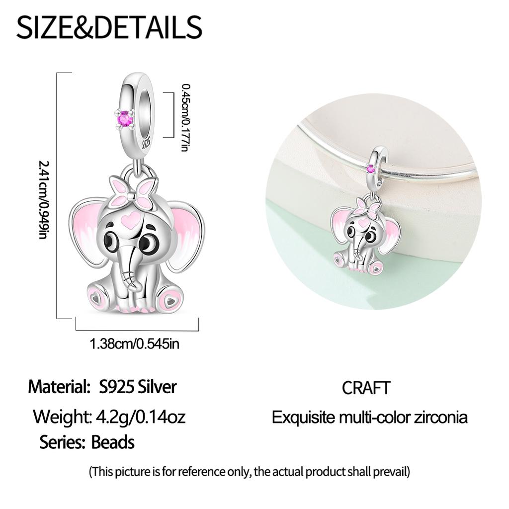 New Copper Charms Panda Rabbit Weather Clouds Rainbow Lightning Beads Fit Original Bracelet Ladies Diy Jewelry