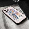 Вот Ты Здесь Аниме Чехол Для Телефона Для IPhone 17,16,15,14,13,12,11 Plus,Pro,Max,XR,XS,X,7,8 Plus,Mini Черный Силиконовый Мягкий