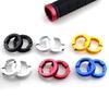 2Pcs Bicycle Grip Rings Fashion Appearance Replacement Aluminum Alloy Decoration Handlebar Locking Rings Bike Accessories