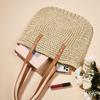 Vintage Straw Woven Shoulder Shopping Bag Casual Women Summer Large Capacity Beach Totes