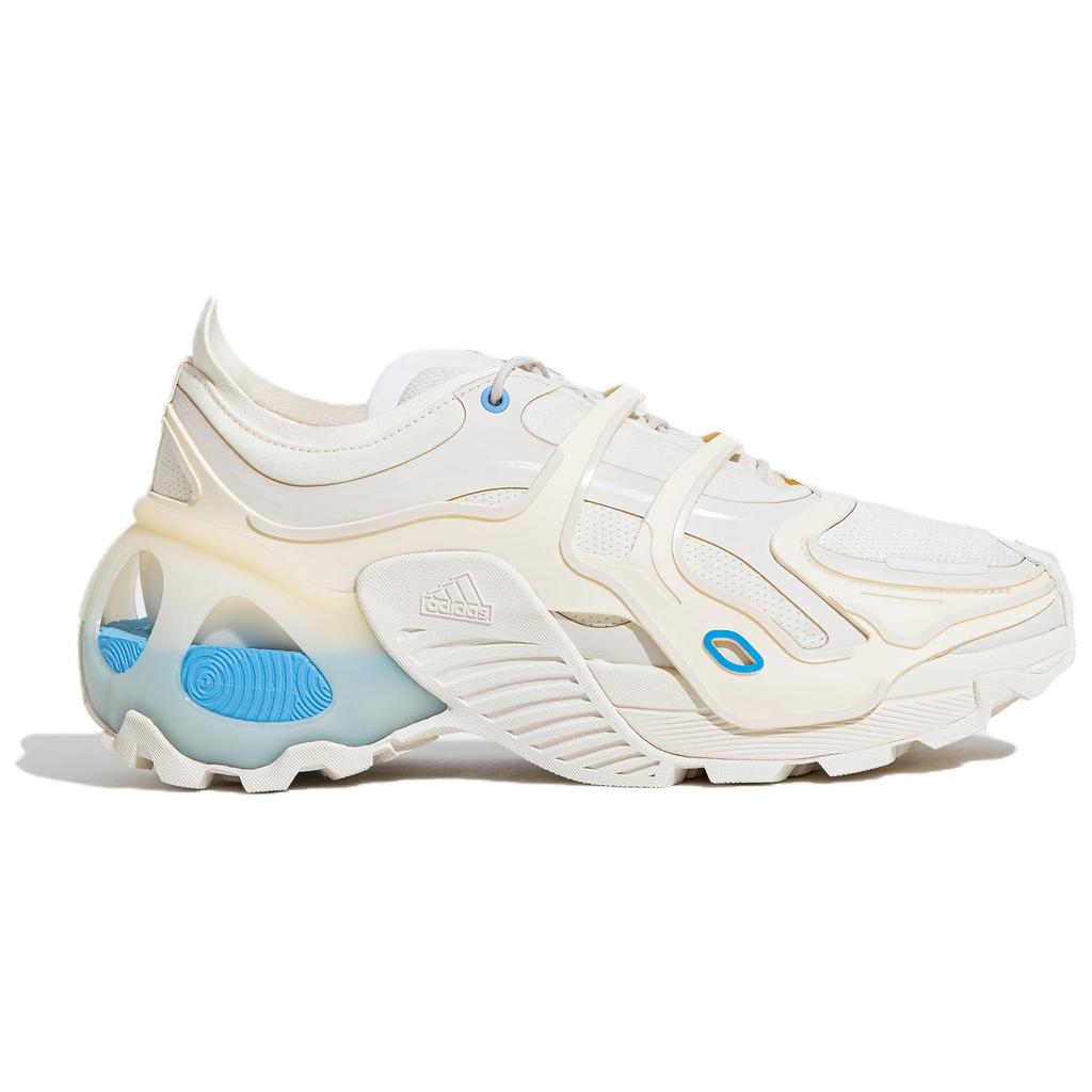 Adidas Кроссовки для бега унисекс Wonder Runner Pro с амортизацией, нескользящие, с низким верхом, цвет экрю/синий IF1707