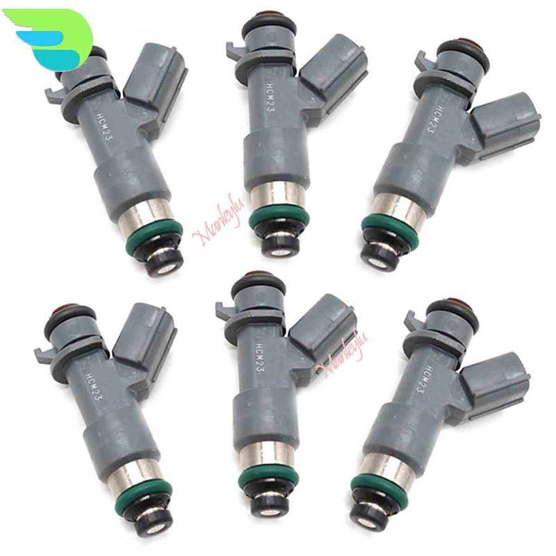 6PCS Fuel Injector For 2010 Honda Accord Crosstour 3.5L V6 16450-R70-A01