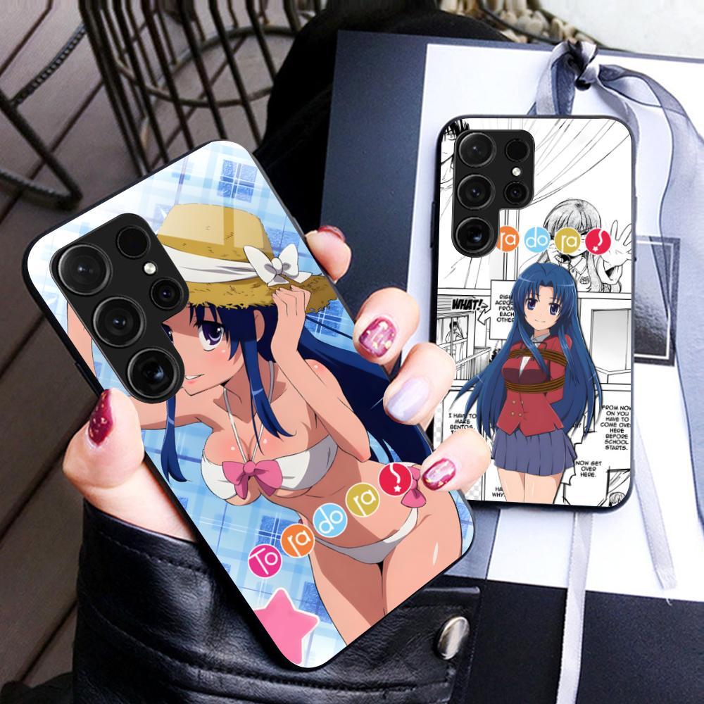 Чехол для мобильного телефона Toradora Kawashima для Samsung Galaxy A56 55 54 53 52 51 36 35 34 23 16 15 5G Стеклянный Цветной Чехол для Мобильных Телефонов
