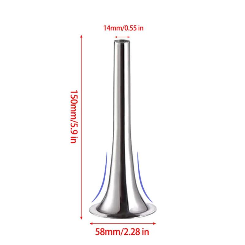 1 шт. Аксессуары для клизмы для мясорубки, воронка для колбасы, удлиненная дуговая трубка для клизмы из нержавеющей стали, большая, средняя и маленькая