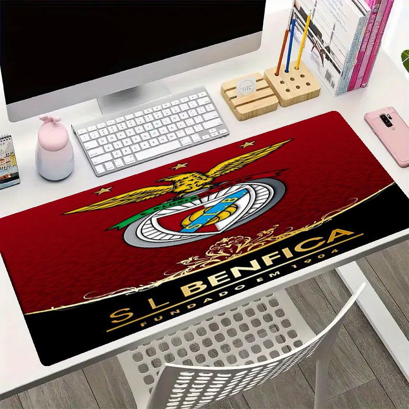 Benfica Theme Mouse Pad, Non Slip Rubber Base, Multifunctional Office & Home Decor, Perfect for Workspace Personalization.
