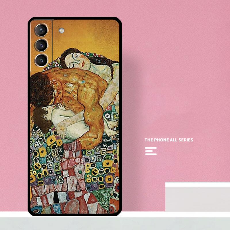 Поцелуй Густава Климта Чехол для телефона Для Samsung Galaxy S24 S26 Ultra S20 S21 S22 S23 S25 Plus S10 S25 FE Чехол Coque