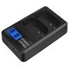 Slim Battery LCD Micro USB Charger Reliable Charging Accessory for Panasonic LUMIX DC-S1 DC-S1M Battery Charging Base