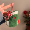 Tree Christmas Keychain Snowman Plush Santa Keychain Cute Stuffed Animal  Tree Decoration