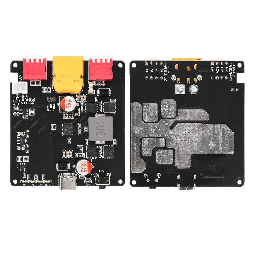 Модуль двунаправленной быстрой зарядки PD3.1 140 Вт IP2366 2S3S4S5S6S Плата зарядки литий-ионных аккумуляторов Li-ion Lifepo4 BMS Зарядное устройство