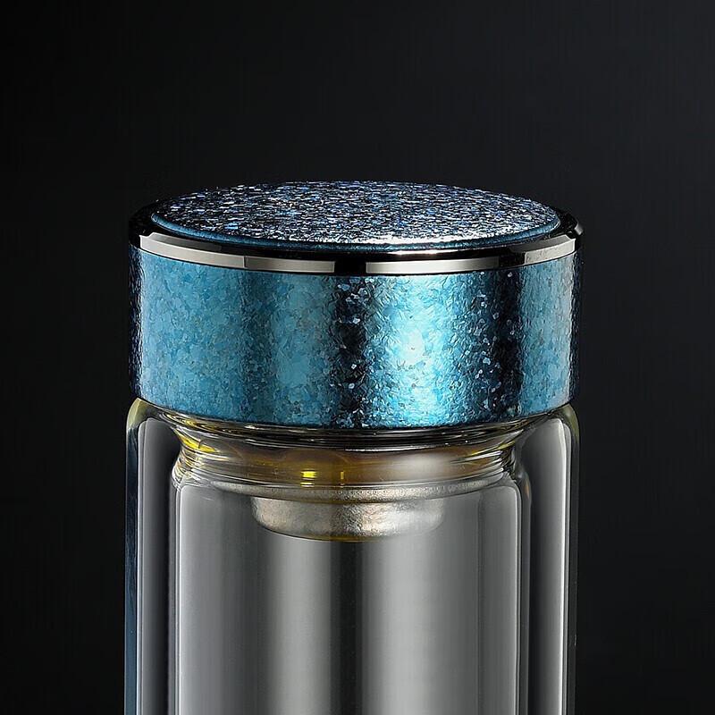 Xinuo 320ml Double-Wall Glass Tea Infuser Bottle