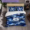Everton Football 3 Piece Bedding Set Soft Duvet Cover Set with Pillowcases Printed Bedroom Decor Set for Home