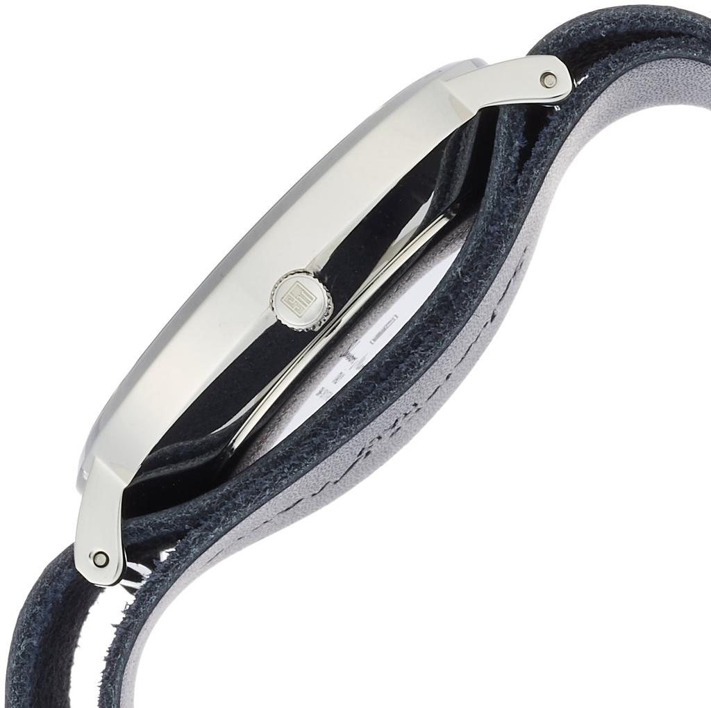 Часы тонкие подлинные импортные синие [Salvatore Mara] мульти-календарь SM15117-SSNVSV мужские