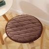 Round Velvet Seat Cushion 25-50cm Solid Color Stool Seat Mat Thick  Soft Chair Pads Portable Outdoor Kindergarten Stool Cushion