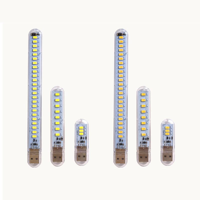 Мини USB Книжный Фонарь Портативная USB Светодиодная Лампа Сенсорный Переключатель Ночник 5В Сверхъяркий Фонарь для Чтения Для Power Bank Кемпинга ПК Ноутбука